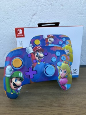 PowerA Nintendo Switch Enhanced Wireless Controller Super Mario | OVP | Top