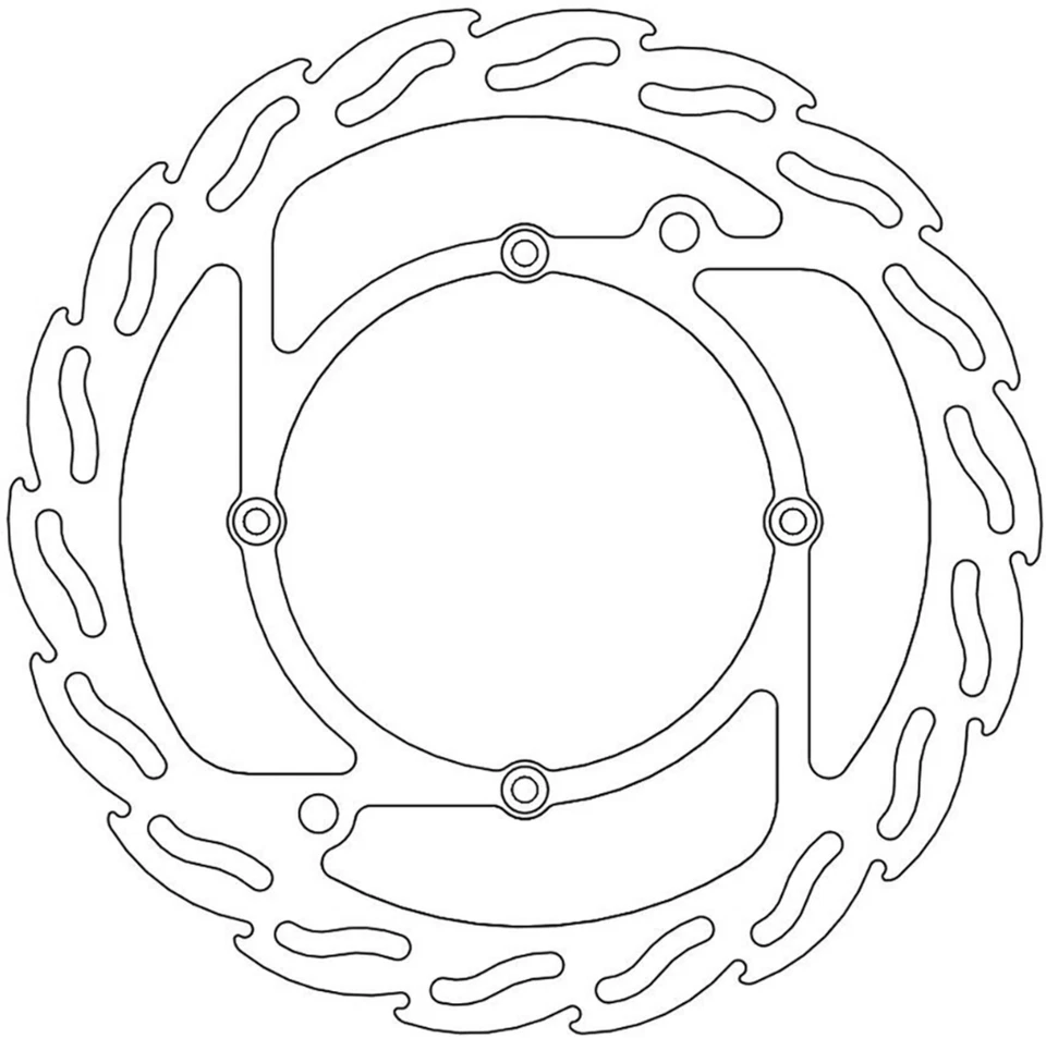 Moto-Master 110259-PU Flame Brake Rotors 00-13  Husqvarna  WR 250 - Image 2 of 2