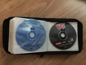 SEGA Dreamcast Console Bundle Lot 16 Games 4 Controllers VMU Carrying Case Works