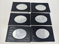 LOT OF 6 Vintage Black Photo Albums Made In USA Mini 4x6 Holds 29 photos