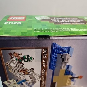 Lego Minecraft The Snow Hideout 21120 Brand New Sealed Front Box Wear Fast Ship