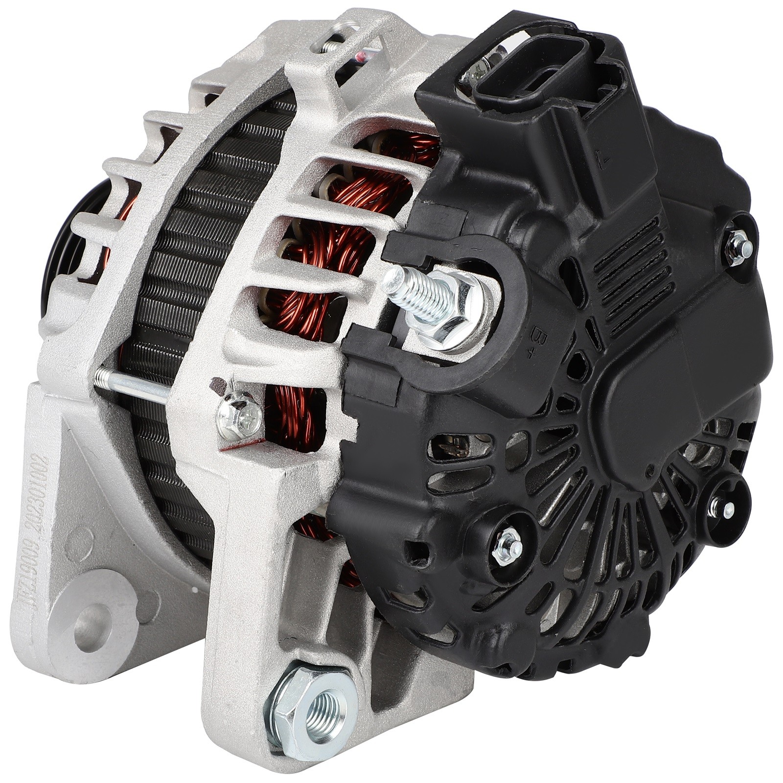 11471 Alternator for Kia Soul 2010-2011 L4 1.6L 90 A 12 Volt CW 6-Groove Pulley