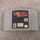 Worms Armageddon Nintendo 64 Infogrames Strategy Multiplayer Game NTSC-U/C
