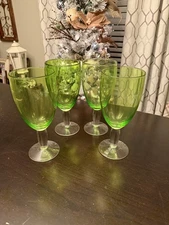 Noritake Sensation Lime - Four Iced Tea Glasses