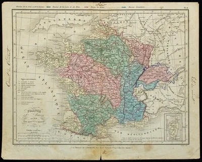 1853 - France - Carte géographique ancienne - Meissas & Michelot - Départements - Photo 1/4