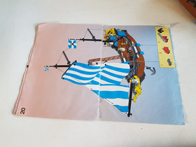 LEGO 6274 Caribbean Clipper Pirates Imperial Soldiers 1989 incl Instructions