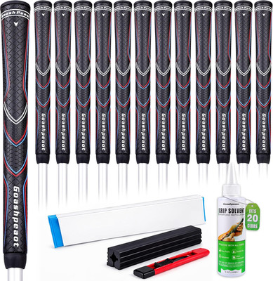 Polyurethane Golf Grips Pack of 13 with Regripping Kit，Advanced Texture Control 