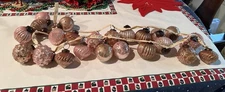 Creative Co-Op 72" Pink Embossed Mercury Glass Ornament Garland