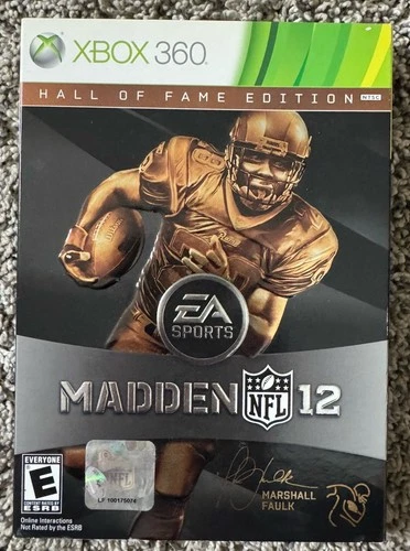 Madden NFL 12 -- Hall of Fame Edition Xbox 360 Brand New sealed unopened rare