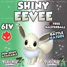 ✨ SHINY EEVEE 6IV ✨ ALPHA MAX EV ✨ RANKED BATTLE READY ✨Pokemon Legends ZA