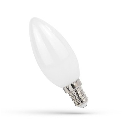 Spectrum LED Filament Leuchtmittel Kerze 5,5W E14 matt 610lm warmweiß 2700K 