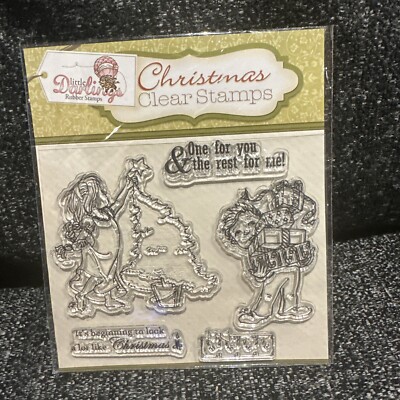 Little Darlings Weihnachten Clear Stamp Set Kartenbasteln