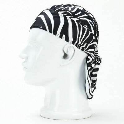 Acquista Nero Paisley Moto Wrap Bandana Doo Rag Su Italia - Foto 9