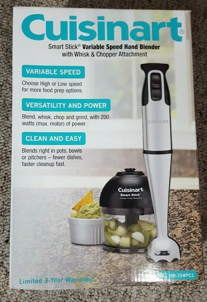 Cuisinart Smart Stick Hand Blender with Whisk & Chopper Attachment  HB-154PC1 #12