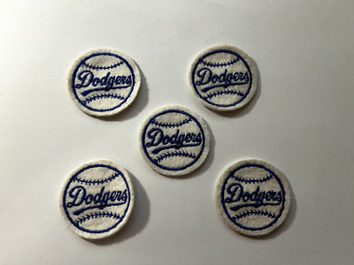 5 Vintage MLB Los Angeles Dodgers Patches.New.Same day Ship.1960's.LAST ONE