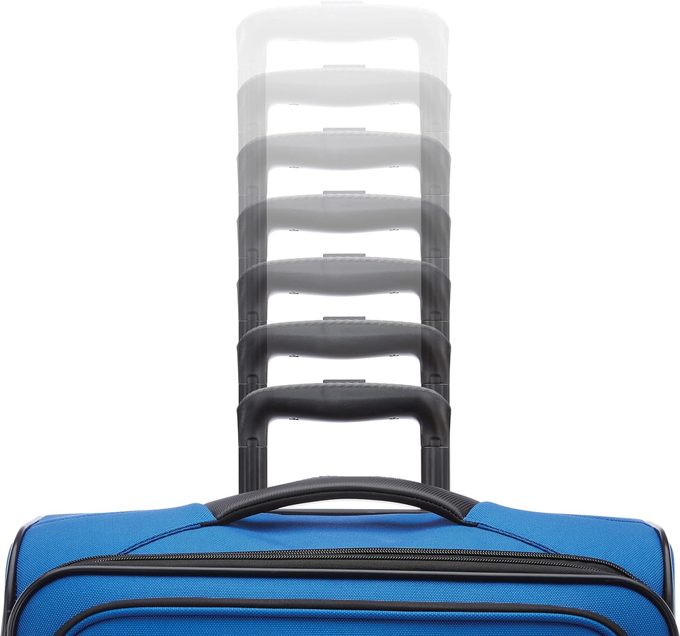 Samsonite Solyte DLX Softside Uitbreidbare Bagage Met Spinner Wielen Middernacht Zwart Checked Medium 25 Inch Solyte Dlx Softside Uitbreidbare Bagage Met Spinner Wielen