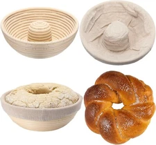 Bread Proofing Basket Banneton Natural cane bread baking and fermentation basket