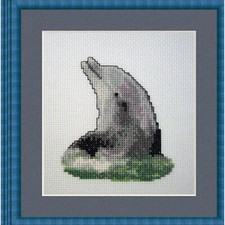 Dolphin Delight Cross-Stitch Kit: Create a Mesmerizing Ocean Scene with this Joy