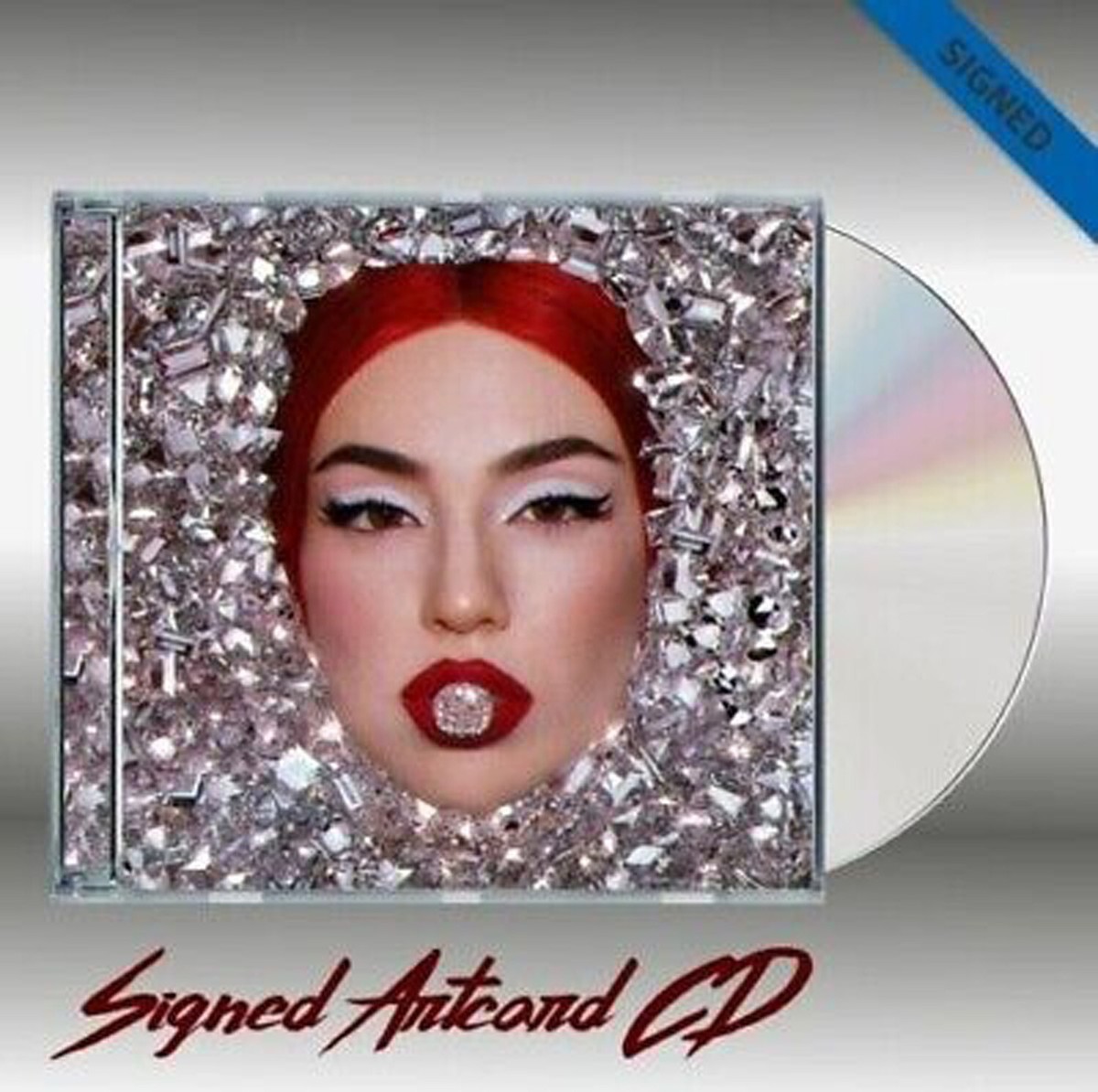 Ava Max Diamonds & Dancefloors Signed ArtCard CD Proof Photo 1 | eBay