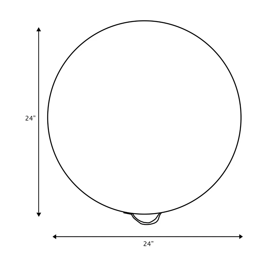 Sorra Home Sensibility Spring Outdoor Knife Edge Floor Pillow Single 24 in - Image 4 of 4