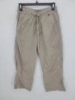 REI Pants Womens 2 Brown Nylon Baggy Leg Outdoor Quick Dry Casual Hiking