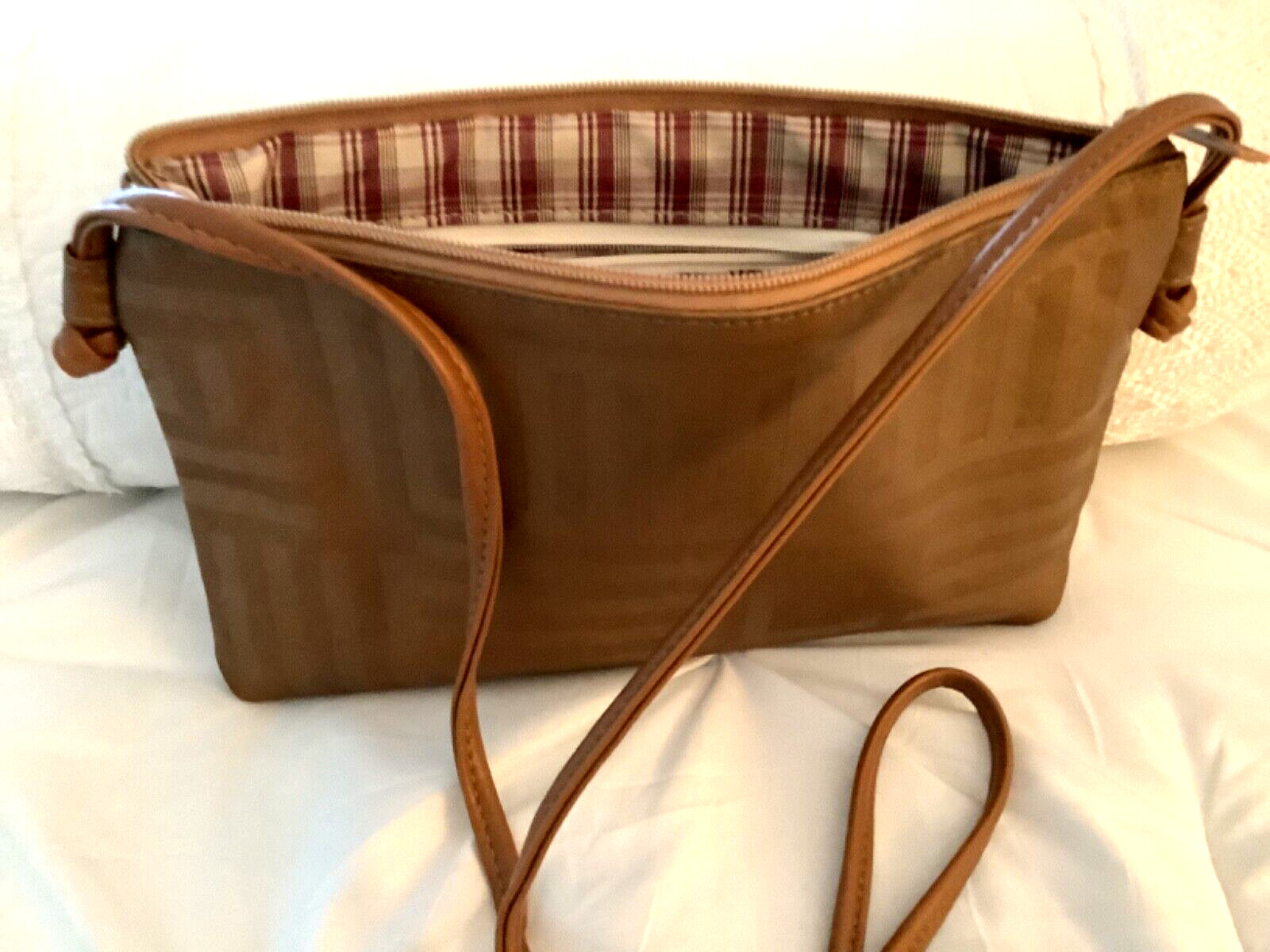 Bags by Pinky Shoulder Bag in Rusty Color Leather Gem