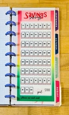 52 Week $1000 Savings Challenge Insert 4 use with Skinny Classic Happy Planner~