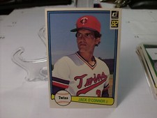1982 Donruss Baseball #539 - Jack O'Connor RC - Minnesota Twins  82-602