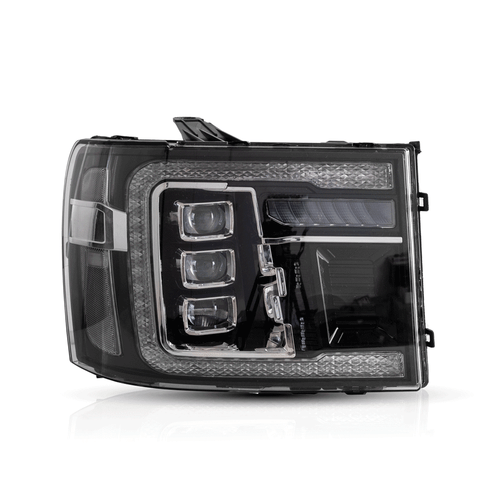 Halogen upgrad FULL LED Projector Headlights For 2007-2014 GMC Sierra 1500 2PCS - Imagen 3 de 13