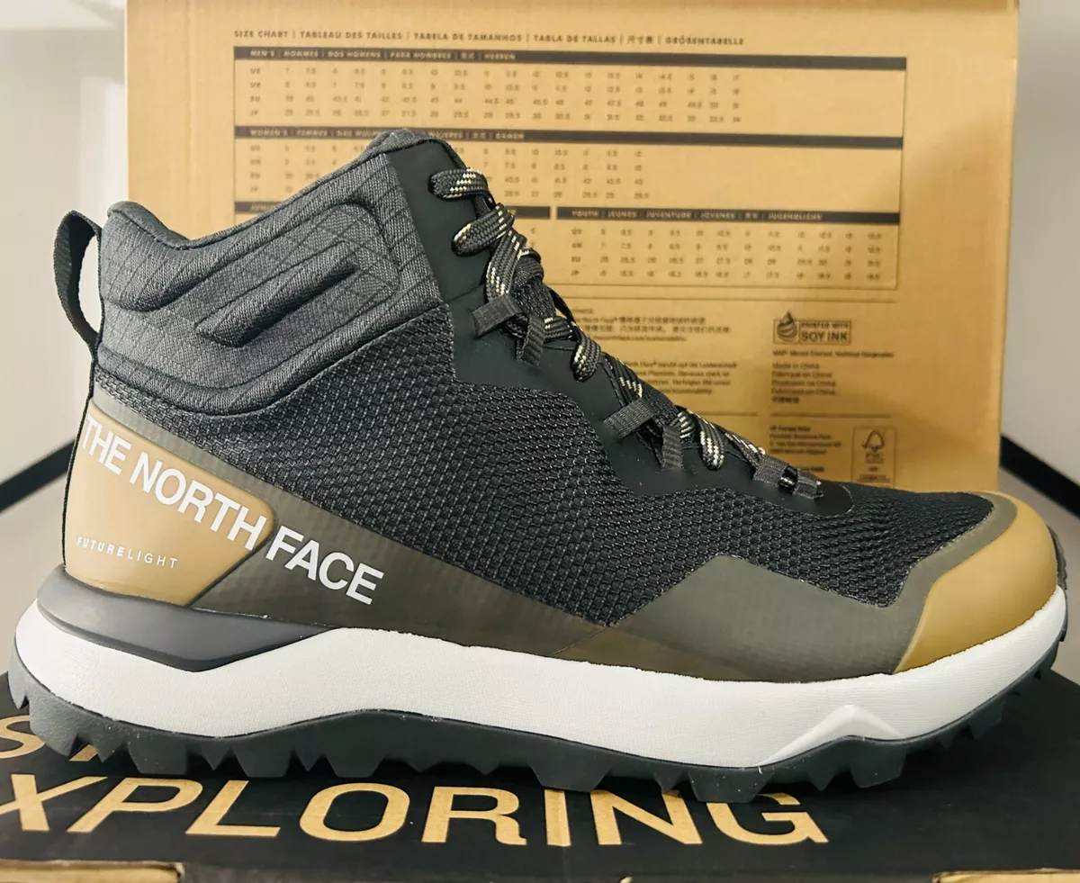 The North Face Activist Mid Futurelight Grey Brown Hiking Boots Choose Size