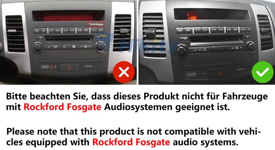 DAB+ CarPlay 32G 9" Android Autoradio Für Mitsubishi Outlander 2 GPS Navi RDS FM - Bild 2 von 4