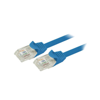 CP1036U Patch cord U/UTP 5e Line CCA PVC Blue 1m 26AWG LOGILINK