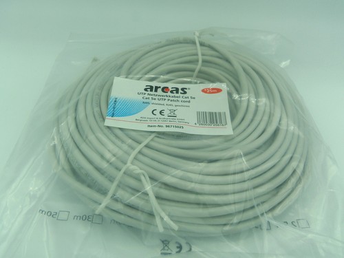 CABLE ETHERNET CATEGORIE 5E RJ45 LAN RESEAU - LONGUEUR 10 à 50 Mètres - ARCAS - Photo 16/21