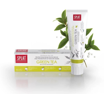 SPLAT PROFESSIONAL GREEN TEA TOOTHPASTE 100ML| DECAY TOOTH & GUM| MALAYSIA
