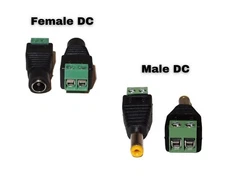 30 pcs DC Male and 30 DC Female Power Connector for CCTV Security Camera system