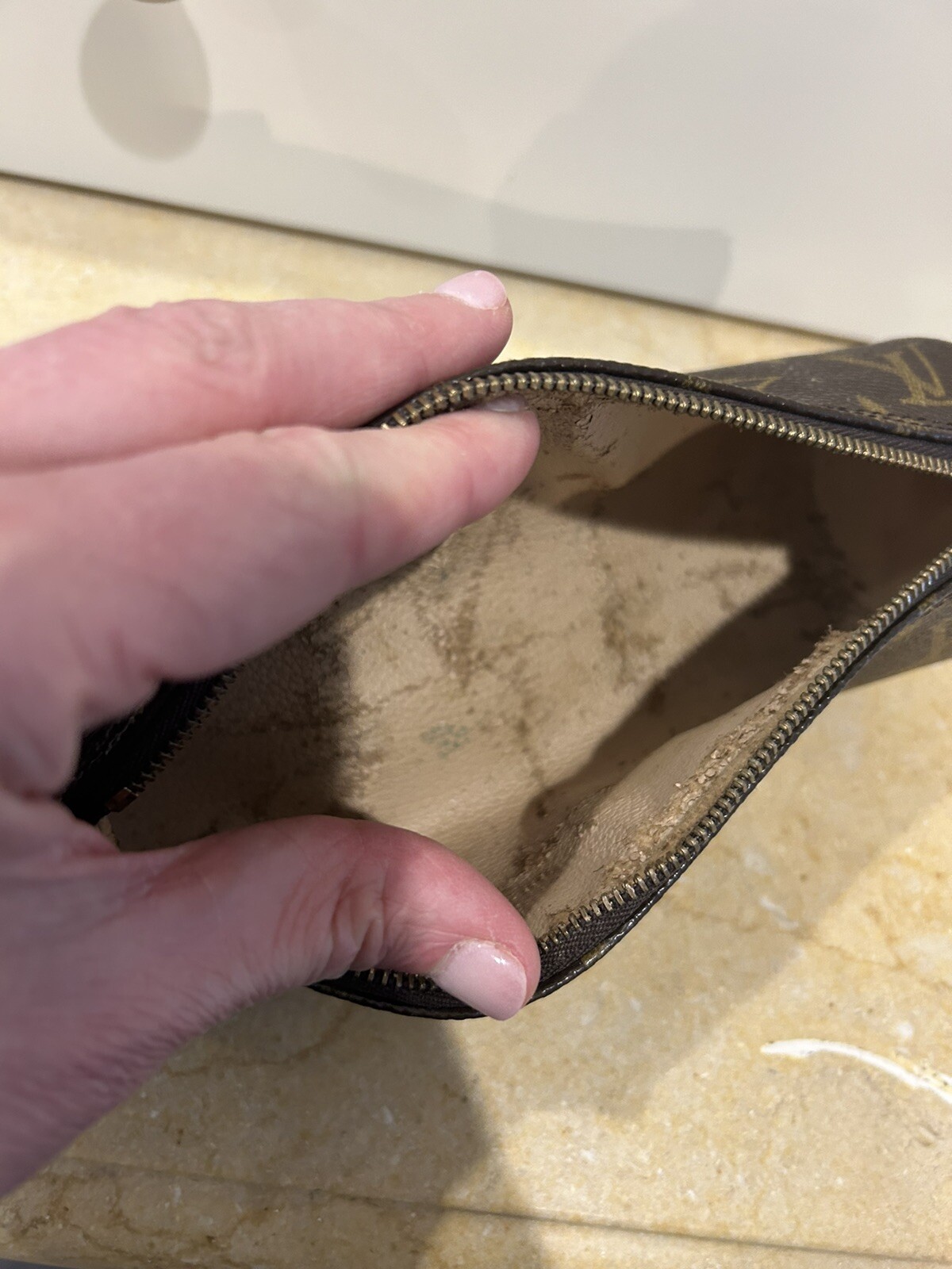LOUIS VUITTON Monogram Trousse Rondo Pouch M47630 LV Auth 45556 | eBay