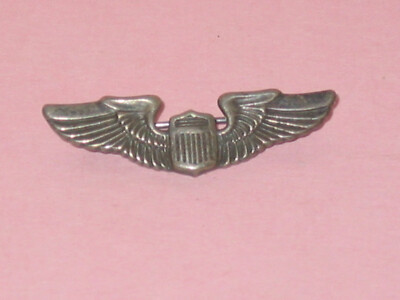 Vintage Sterling WWII Air Forces Pilot Wings Sweetheart Pin | eBay