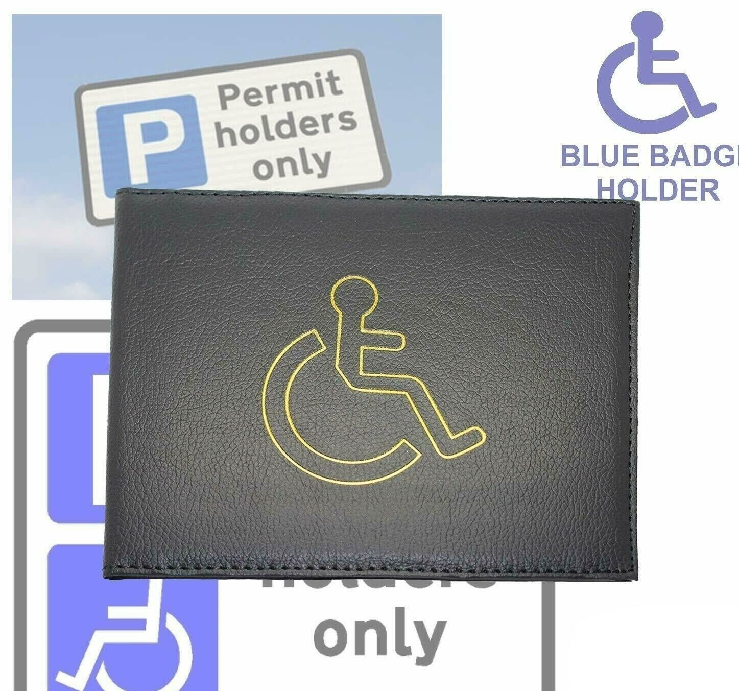 Disabled Blue Badge Holder Hologram Safe Parking Permit Display Cover