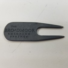 The Broadmoor Colorado Springs Golf Course Divot Tool Vintage Pewter Tone