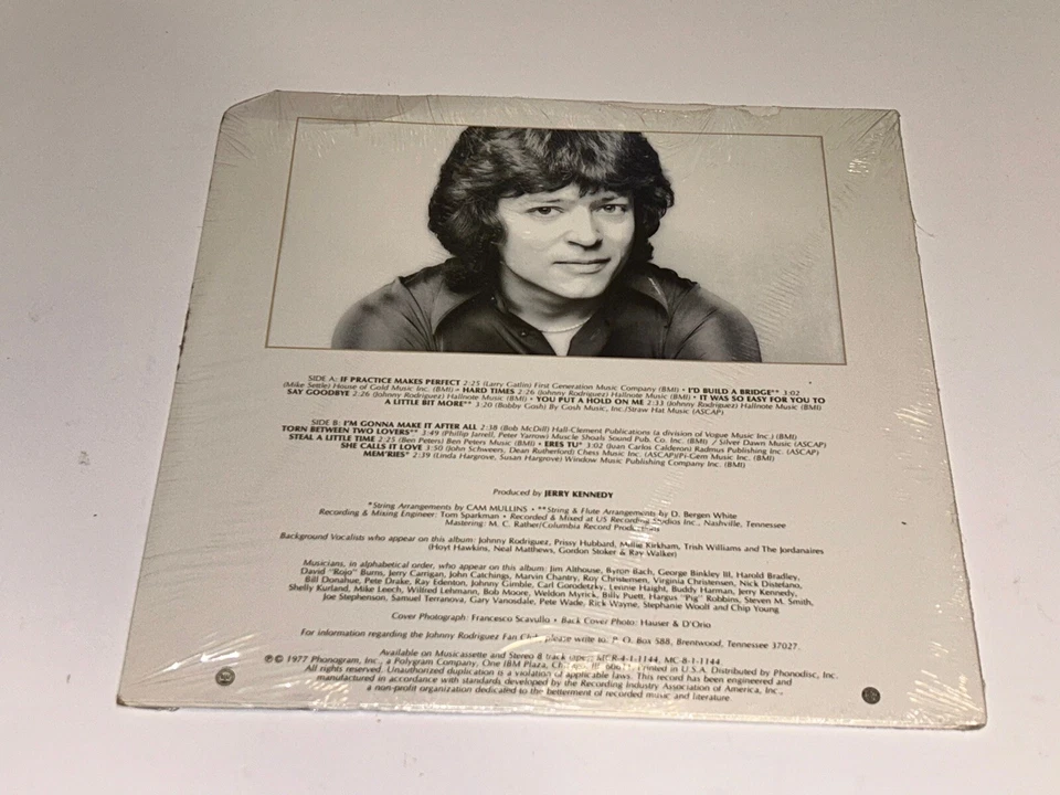 Johnny Rodriguez Practice Makes Prefect Country Sealed Vinyl Record Album Lp 22R - Image 4 of 4