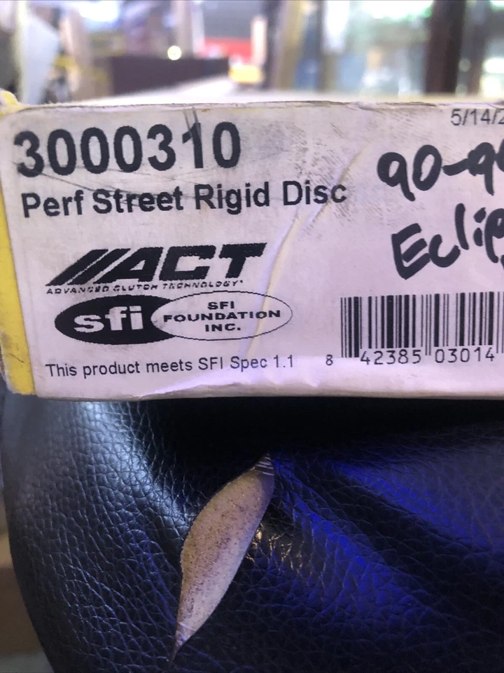 Disco de embrague ACT 3000310 224 mm Street rígido para DSM Eclipse Talon Galant Evo Foto 4 de 4