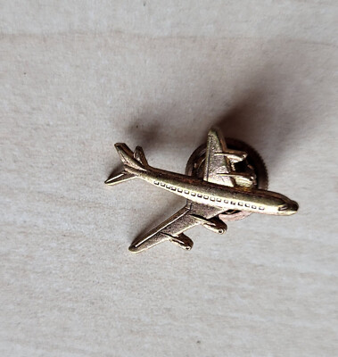 Vintage Flugzeug Flugzeug Gewinde Pin Abzeichen