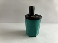 Berol Turquoise 14 Manual Pencil Sharpener Hexagonal Vintage Made In USA