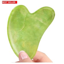 Jade Gua Sha Tool for Effective Lymphatic Drainage and Relaxation