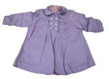 Vintage Baby Girls Purple Jacket Baby Town Original 50's/60's Embroidered