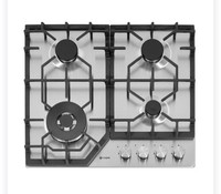 CAPLE C4061G 58cm Gas Hob Stainless Steel