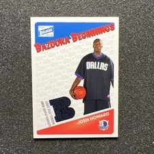 2003-04 Topps JOSH HOWARD #BBE-JHO Bazooka Beginnings JERSEY - NBA MAVERICKS 