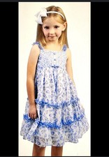Jona Michelle blue floral tiered summer dress - 5