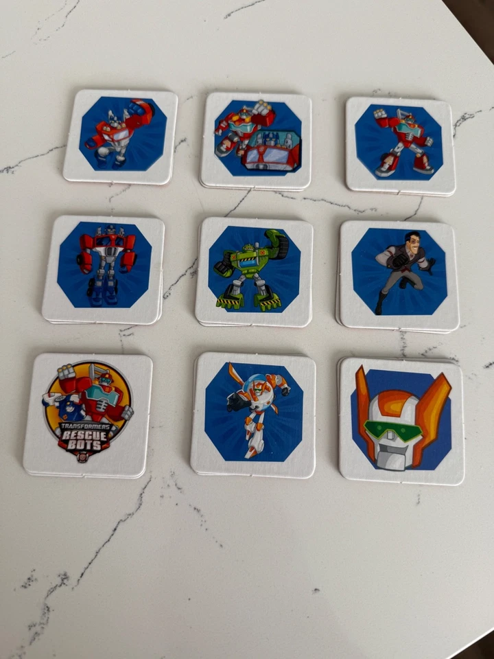 Playskool Heroes Transformers Rescue Bots Memory Game Hasbro Gaming Complete - Image 4 of 4