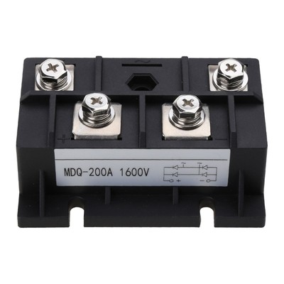 Bridge Rectifier 200A Single Phase Diode Bridge Rectifier Full Wave Diode Module